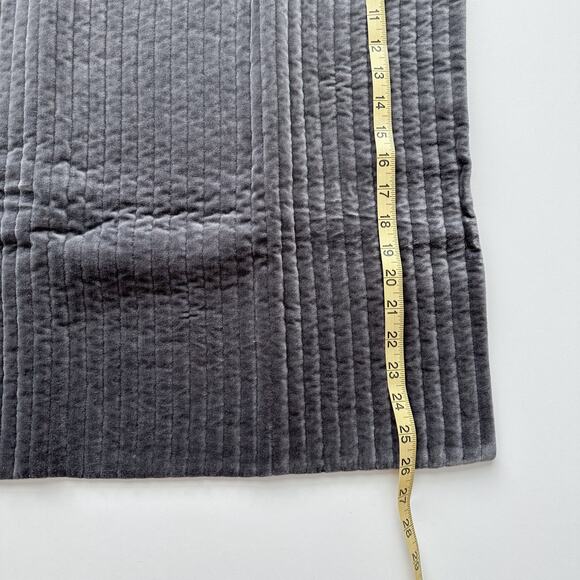 Restoration Hardware Tate Velvet Channel Euro Sham - Picture 6 of 8